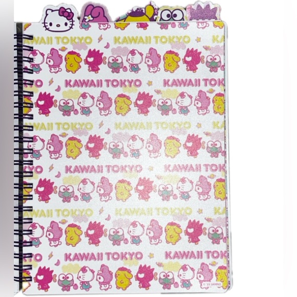 New Hello Kitty & Friends Journal with 5 Tabs - Picture 6 of 11